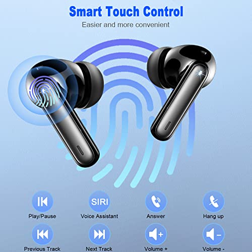 Wireless Bluetooth Headphones with Mic and LED Display