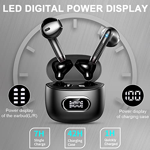 Bluetooth 5.3 Waterproof Sports Earbuds with Mic