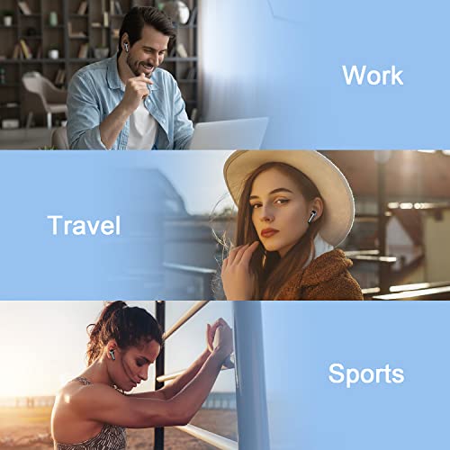 Wireless Bluetooth Headphones with Mic and LED Display
