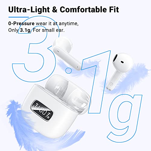 Bluetooth 5.3 Wireless Earbuds with Noise Cancelling