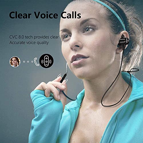 Bluetooth Earbuds with CVC 8.0 Mic & 20H Playtime