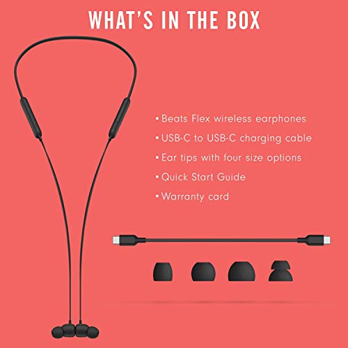 Beats Flex Wireless Earbuds - 12 Hour Battery Black