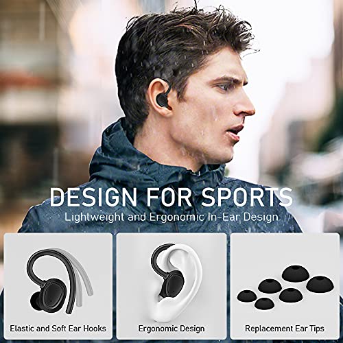Bluetooth 5.1 Wireless Earbuds with Deep Bass