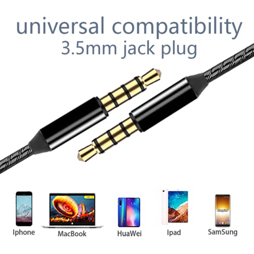 3-Pack Wired Earbuds with Mic & Deep Bass