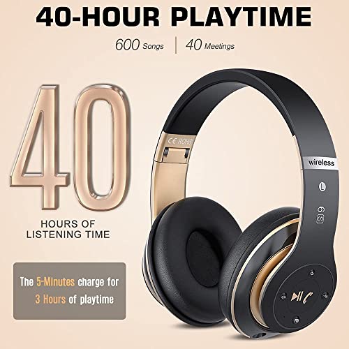 Prtukyt 6S Wireless Over Ear Headphones - HiFi Sound