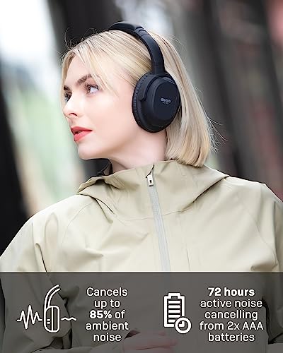 Lindy NC-60 Active Noise Cancelling Headphones