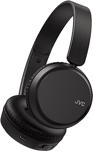 JVC Wireless Bluetooth On Ear Headphones, 35 hours (Black)