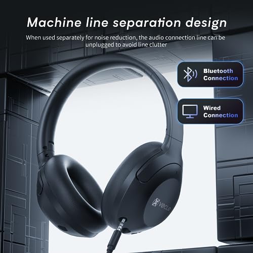 ATDOOM Bluetooth Over-Ear Headphones, 55 Hours Playtime