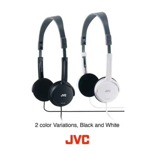 JVC HA-L50-B Lightweight On-Ear Headphones - Black