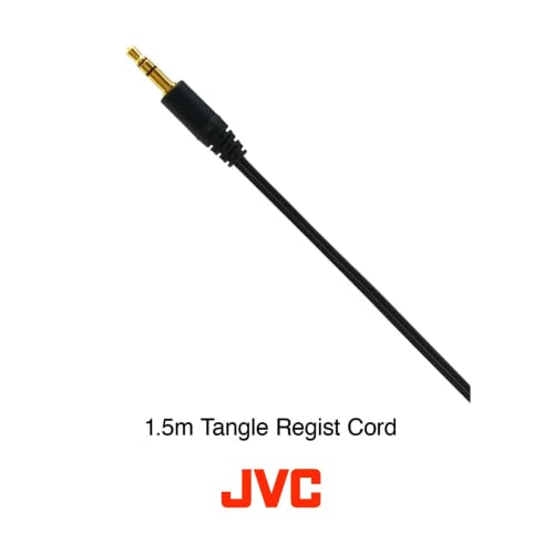 JVC HA-L50-B Lightweight On-Ear Headphones - Black
