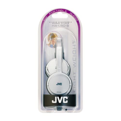 JVC HA-L50-B Lightweight On-Ear Headphones - Black