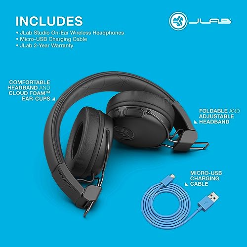 JLab Studio Wireless On-Ear Headphones