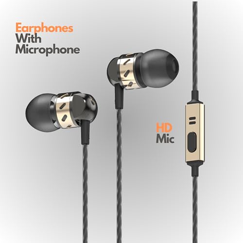 Betron AX5 In-Ear Headphones with Microphone - Black