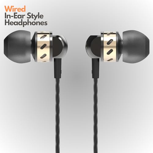 Betron AX5 In-Ear Headphones with Microphone - Black