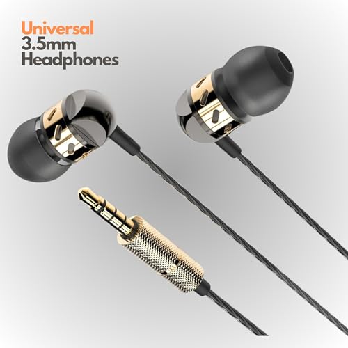 Betron AX5 In-Ear Headphones with Microphone - Black