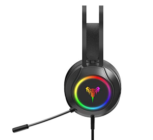 Hellcrack RGB LED Gaming Headset with Microphone