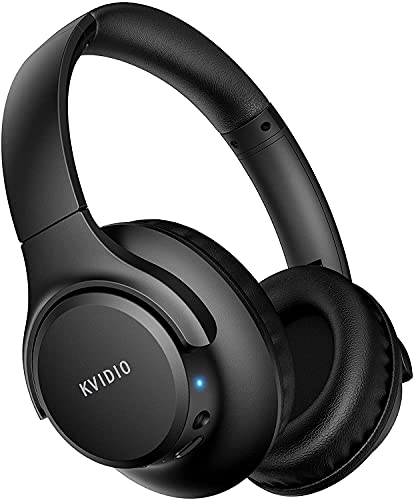 KVIDIO Bluetooth Headphones Over Ear with Mic