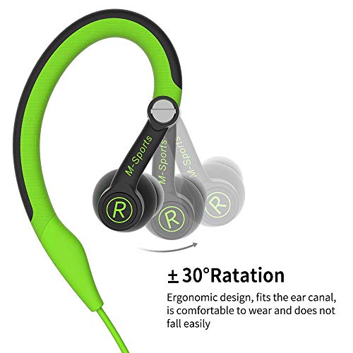 Mucro Sweatproof Sports Earbuds with Microphone