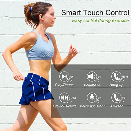 Bluetooth 5.3 Wireless Sports Earbuds with Deep Bass
