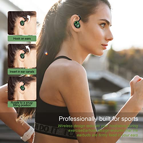 Bluetooth 5.3 Wireless Sports Earbuds with Deep Bass