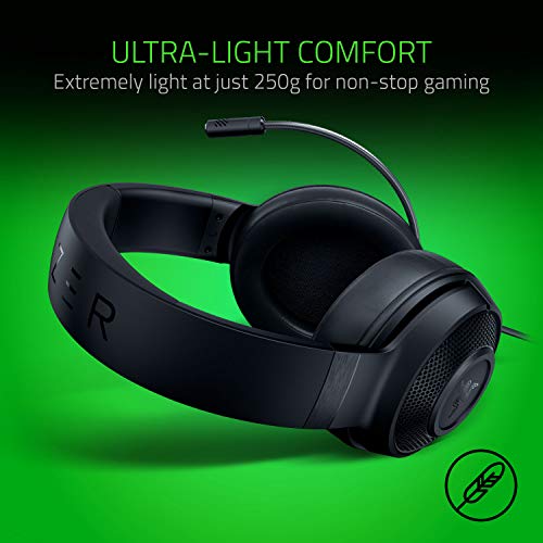 Razer Kraken X Lightweight Gaming Headset with Surround Sound