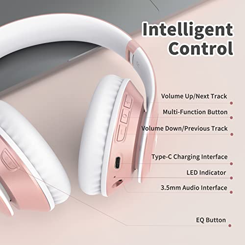 Uliptz Wireless Bluetooth Headphones - 65H Playtime