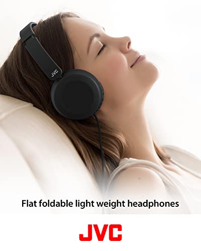 HA-S31M Foldable Lightweight On-Ear Headphones, Black