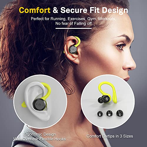 APEKX Wireless Sport Headphones 5.0, IPX7 Waterproof