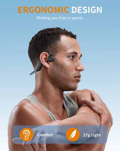 Lightweight ANCwear Bluetooth Headphones with Microphone