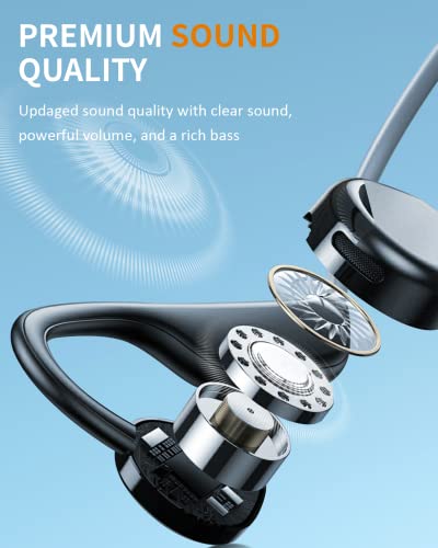 Lightweight ANCwear Bluetooth Headphones with Microphone