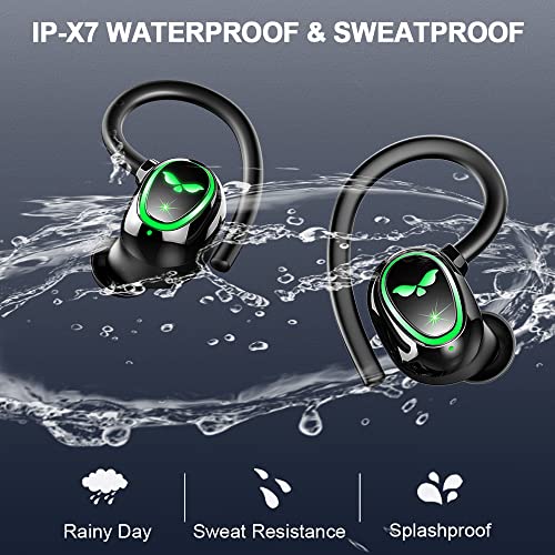 Ordtop Wireless Bluetooth Sports Earbuds with Mic