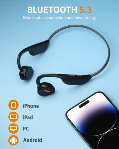 Lightweight ANCwear Bluetooth Headphones with Microphone