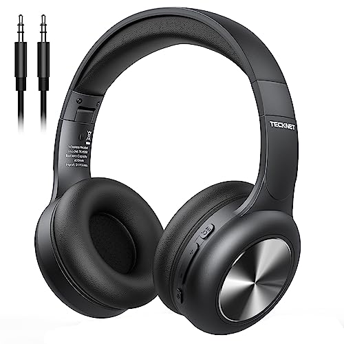 TECKNET Bluetooth Headset with AI Noise Canceling
