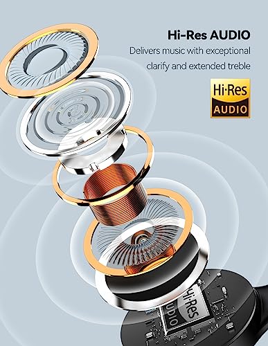 TECKNET Bluetooth Over-Ear Headphones with 65H Battery