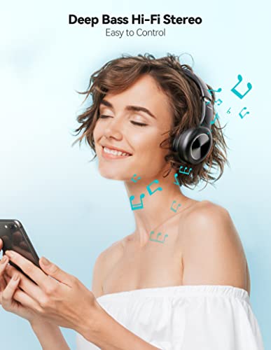 TECKNET Bluetooth Headset with AI Noise Canceling