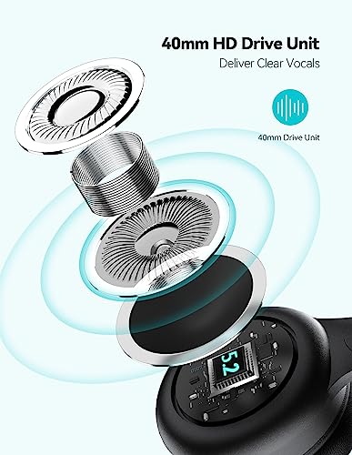 TECKNET Bluetooth Headset with AI Noise Canceling