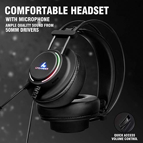 LYCANDER RGB Gaming Headset with Microphone