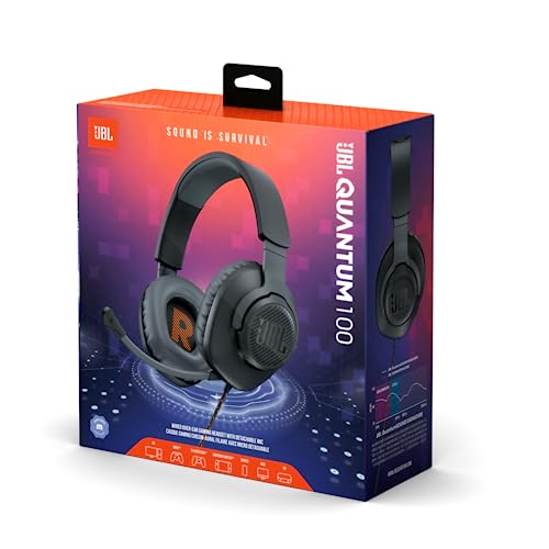 JBL Quantum 100 Wired Gaming Headset with Microphone