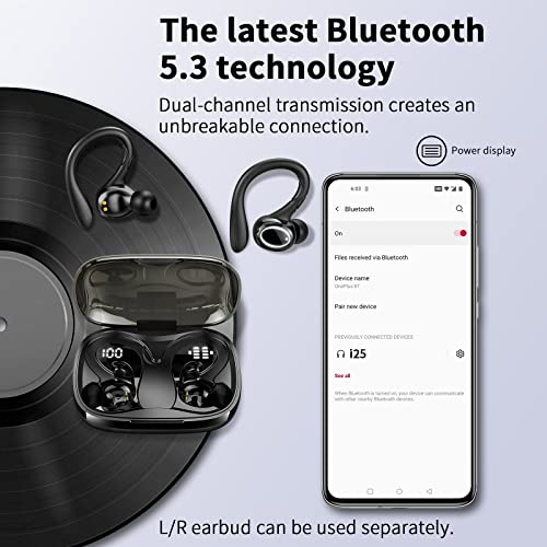 Wireless Sport Earbuds with Immersive Stereo Sound