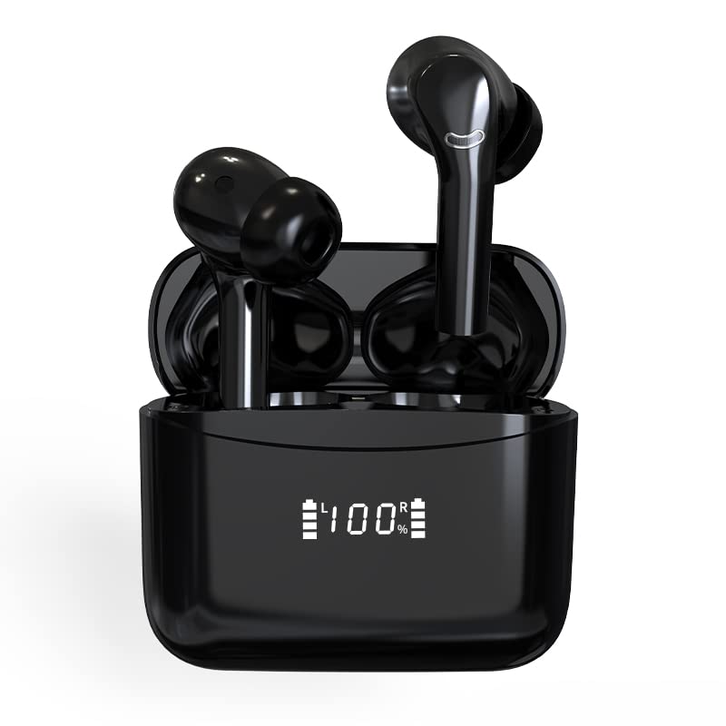 Bluetooth 5.3 Wireless Earbuds with Deep Bass