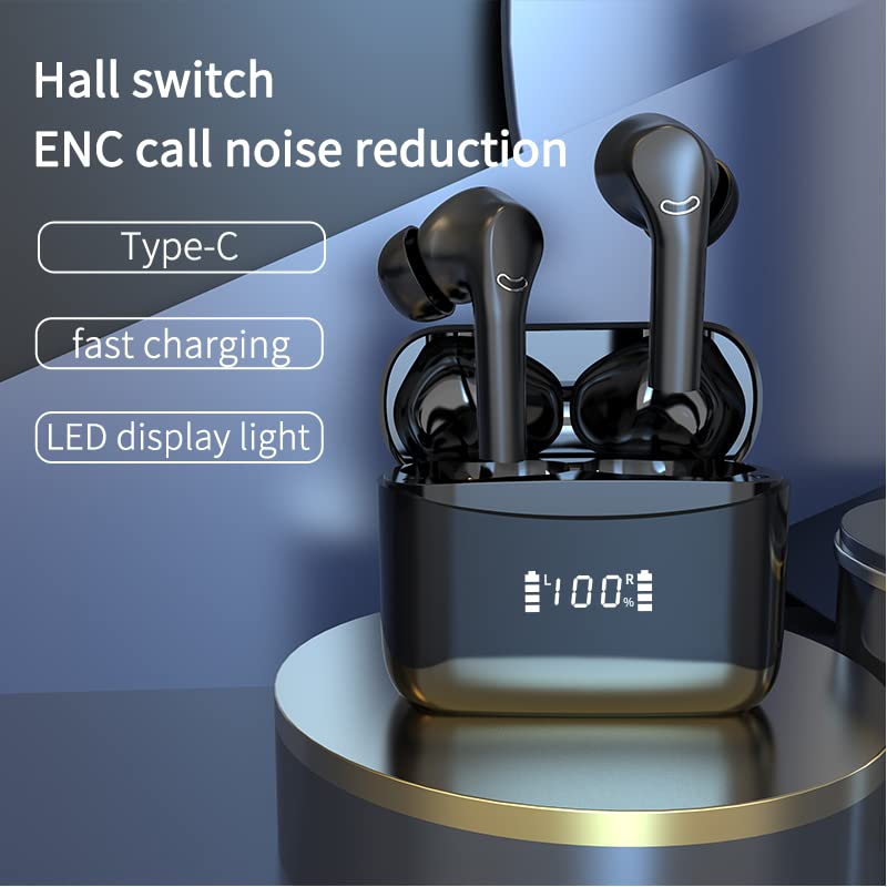 Bluetooth 5.3 Wireless Earbuds with Deep Bass