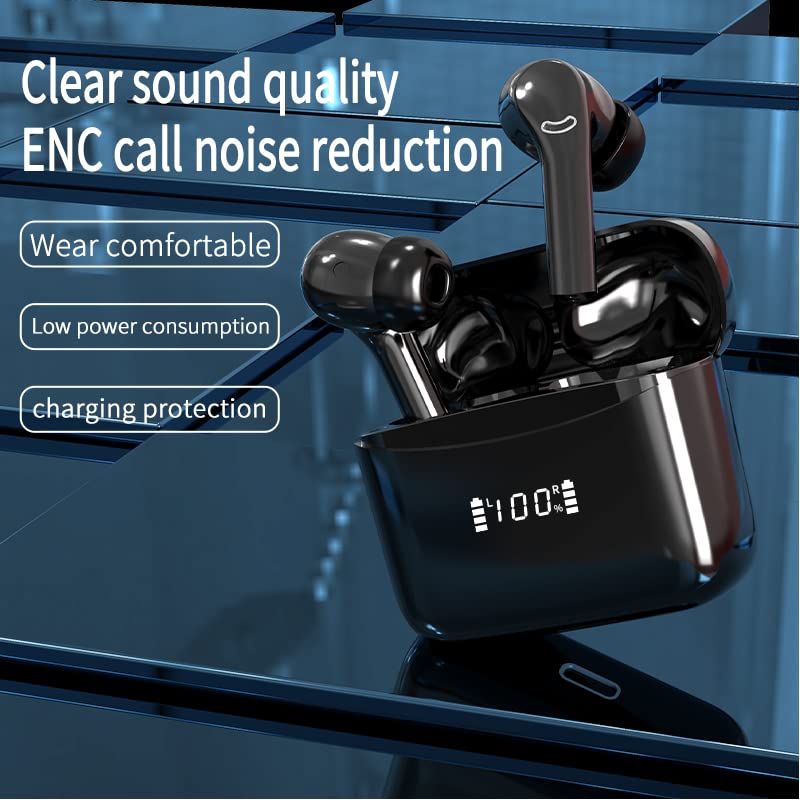 Bluetooth 5.3 Wireless Earbuds with Deep Bass