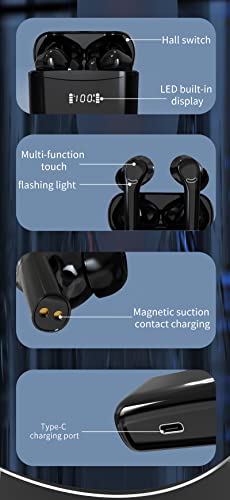 Bluetooth 5.3 Wireless Earbuds with Deep Bass