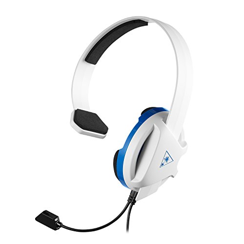 White Turtle Beach Recon Chat Headset - PS4, PS5, Xbox