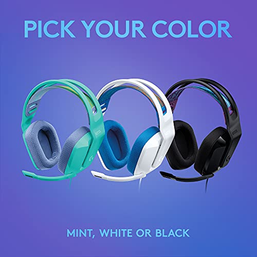 Logitech G335 Wired Gaming Headset with Flip-to-Mute