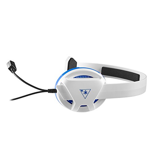White Turtle Beach Recon Chat Headset - PS4, PS5, Xbox