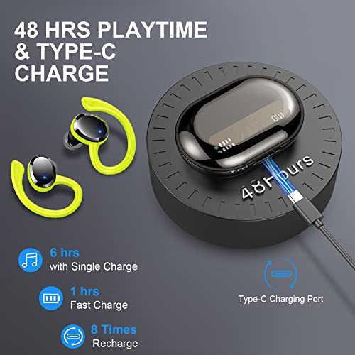 Dascert Bluetooth 5.3 Wireless Sports Earbuds