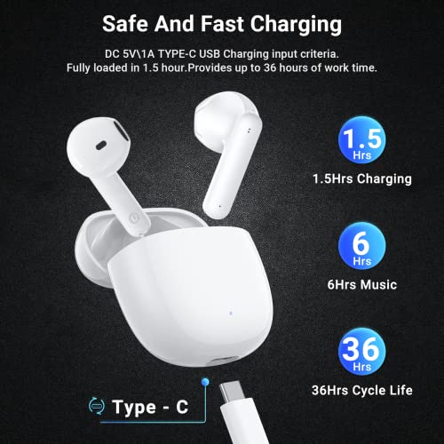 Godyse Bluetooth 5.3 Noise Cancelling Earbuds