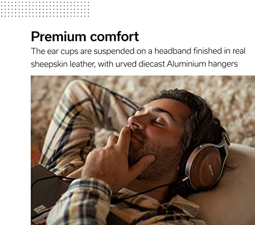 Denon AH-D7200 HiFi Over-Ear Headphones - Brown