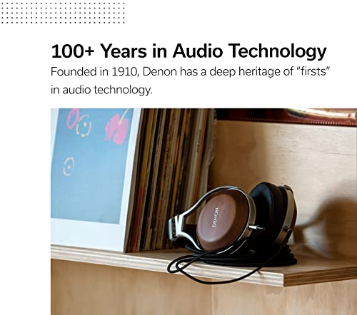 Denon AH-D7200 HiFi Over-Ear Headphones - Brown